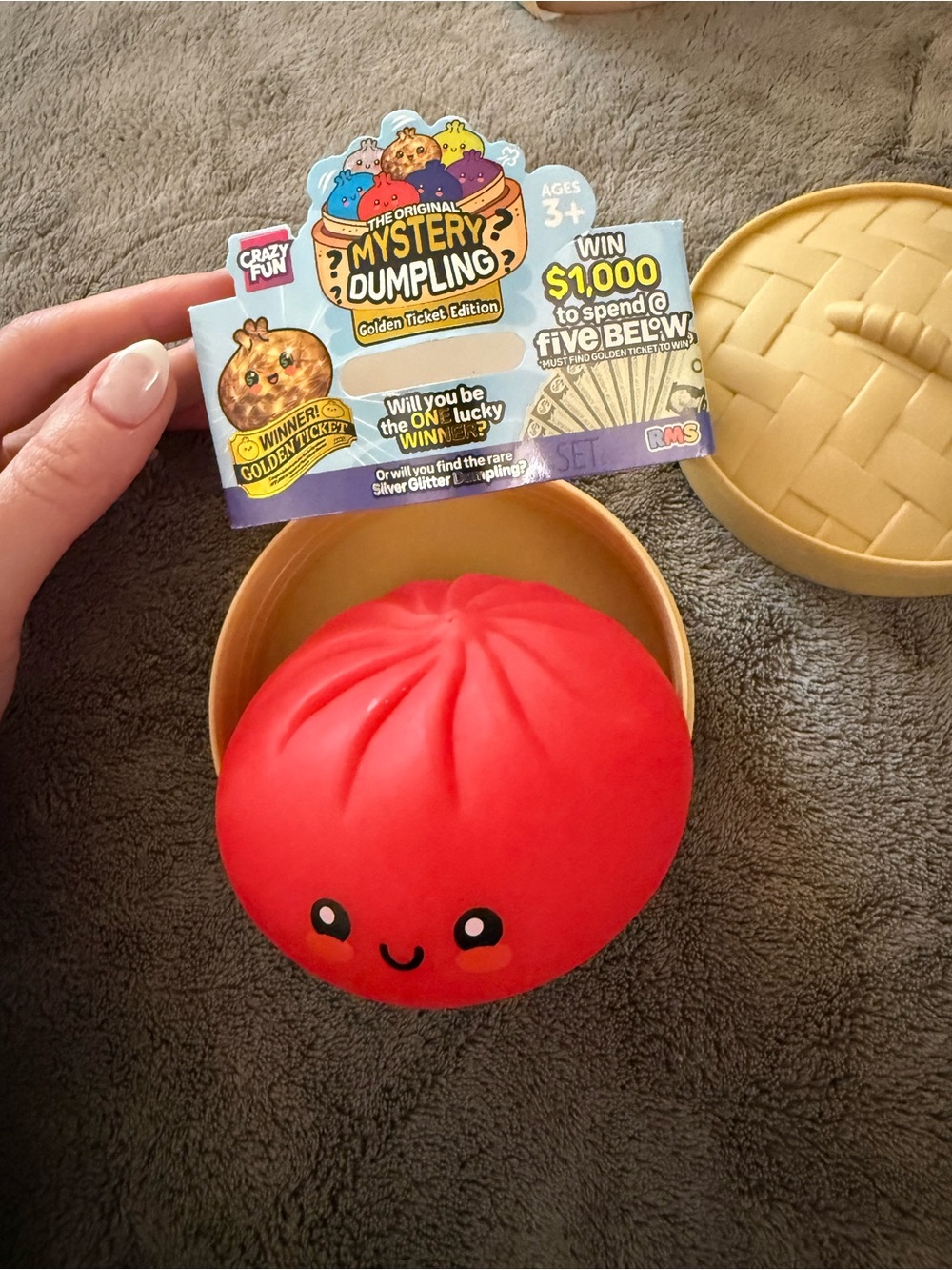 New Authentic RMS Five Below Mystery Dumpling Red